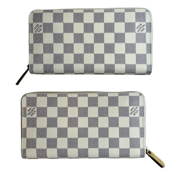 Source Unknown Handbags - Source Unknown Iconic Fashion Damier Blue Wallet